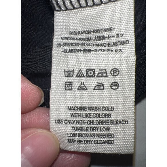 Free People Keepin On Tie Sleeve Top Blouse Black Womens Small - Picture 6 of 9